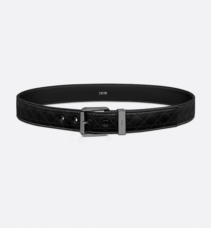 Black Cannage Kumo Leather, 35 MM