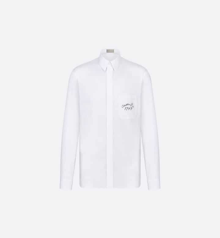 Handwritten Christian Dior 1947 Shirt