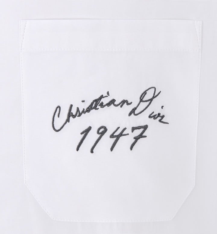 Handwritten Christian Dior 1947 Shirt