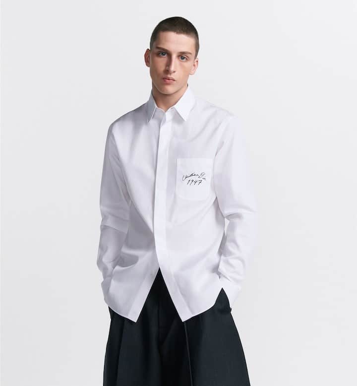 Handwritten Christian Dior 1947 Shirt