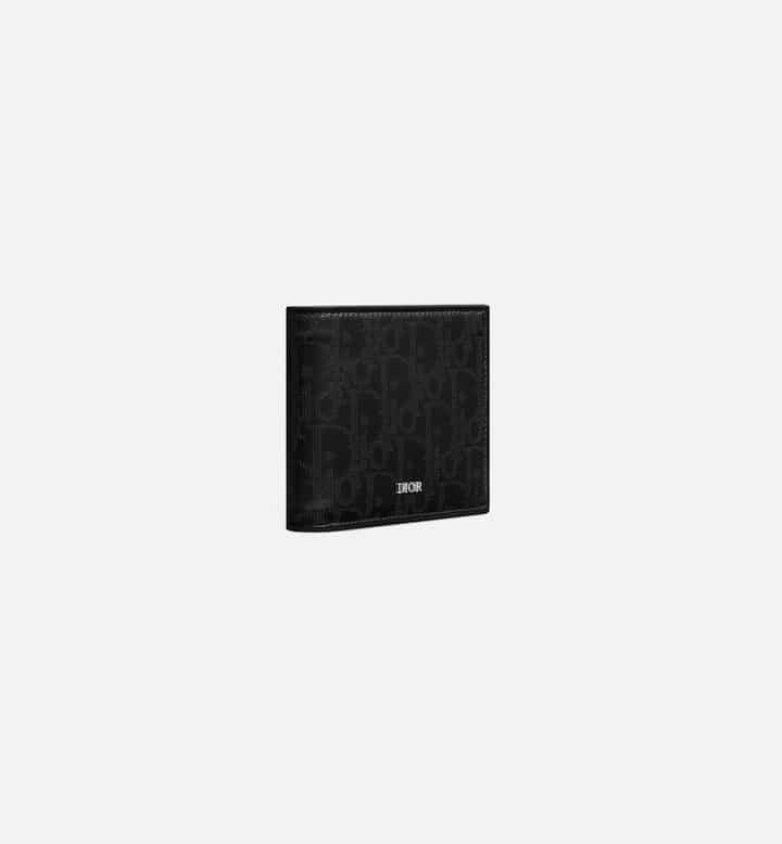 Black Dior Oblique Galaxy Leather