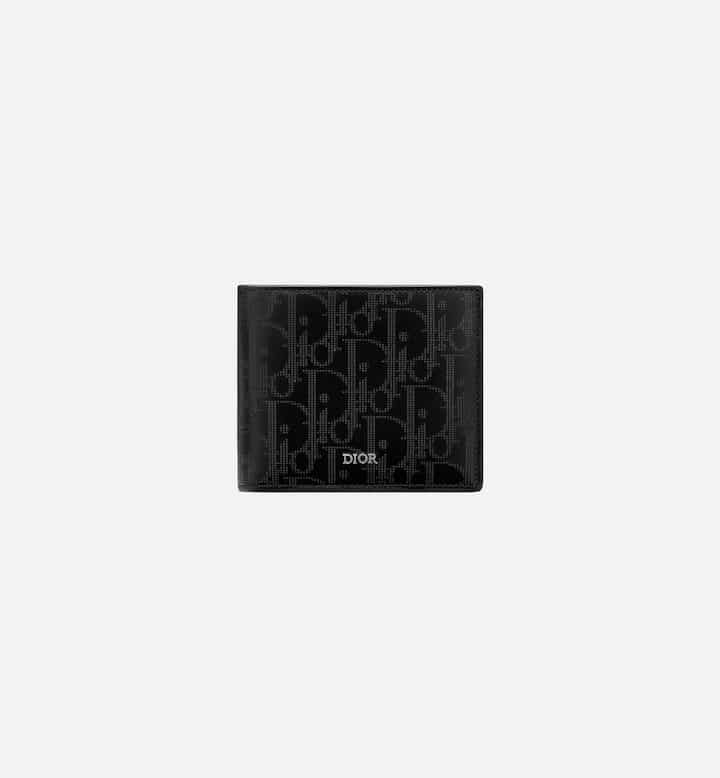 Black Dior Oblique Galaxy Leather