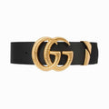 Gucci Leather belt with Double G buckle