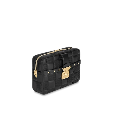Louis Vuitton Troca MM Bag in Black