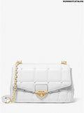 Michael Kors SoHo Large Studded Quilted Leather Shoulder Bag
