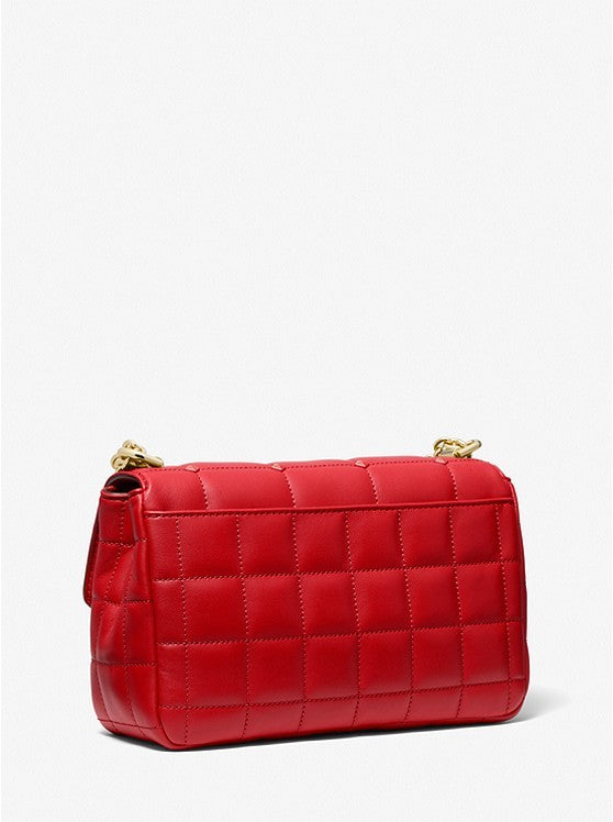 Michael Kors SoHo Large Studded Quilted Leather Shoulder Bag