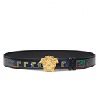 Versace La Medusa Greca Neon Print Belt
