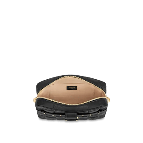 Louis Vuitton Troca MM Bag in Black