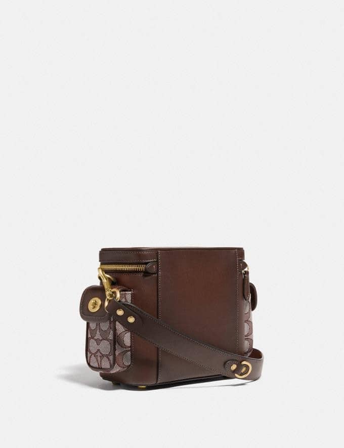 Coach Utility Crossbody 18 In Signature Jacquard