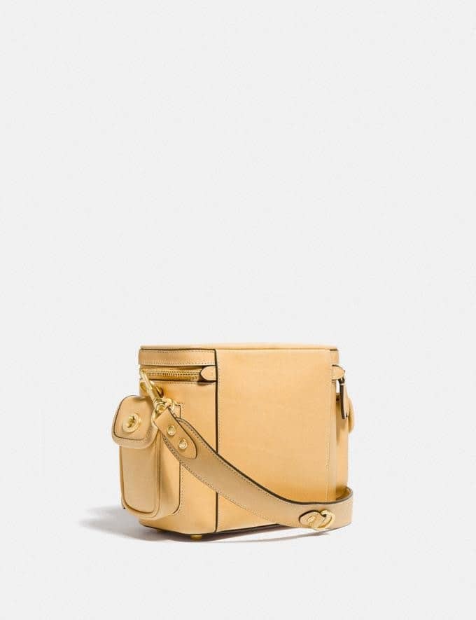 Coach Utility Crossbody 18 In Natural Leather
