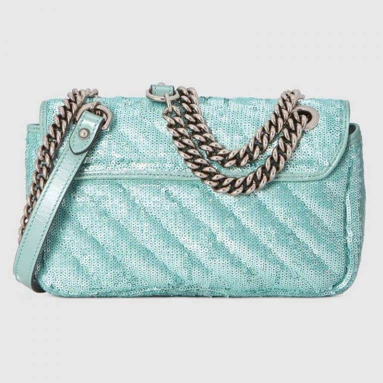 Gucci GG Marmont Mini Sequin Shoulder Bag