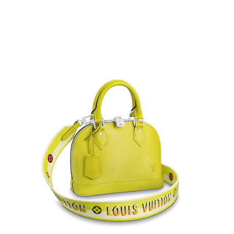 Louis Vuitton Alma BB Bag in Cédrat Yellow