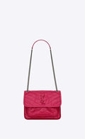 YSL NIKI Baby in crinkled vintage leather Bag