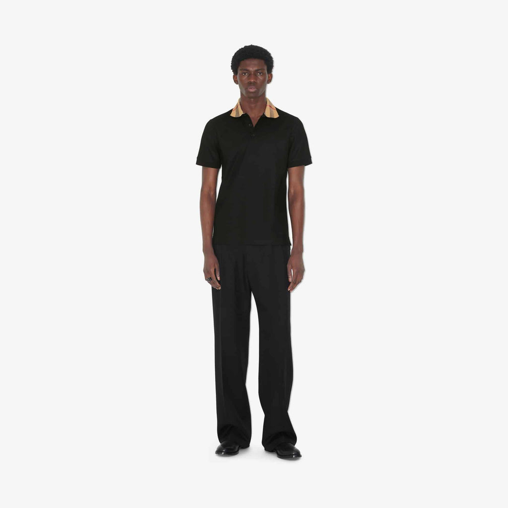 Cotton Polo ShirtPrice undefined Colour: Black