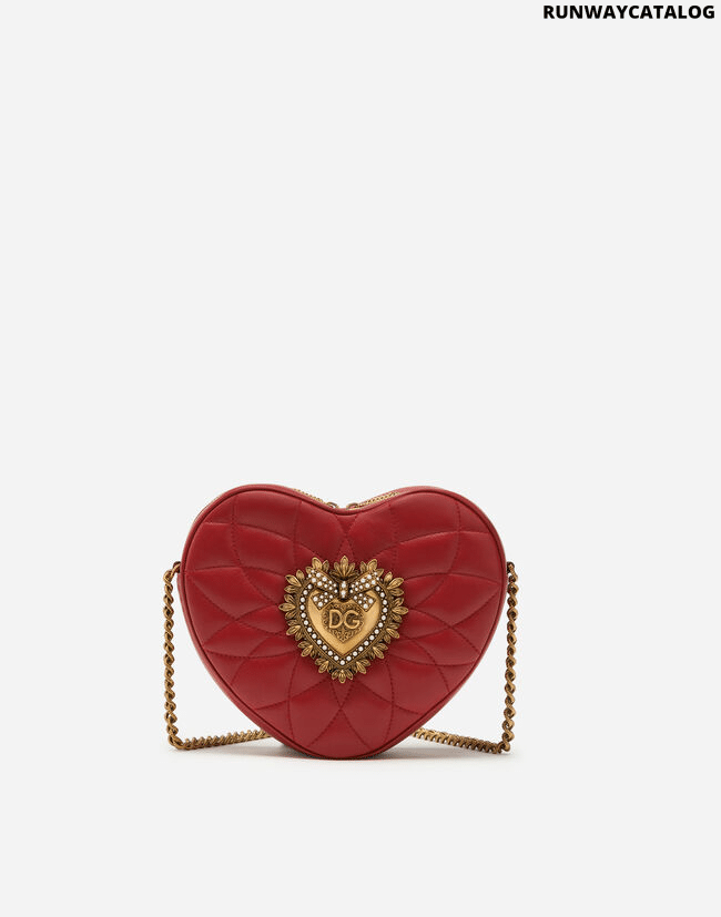 DOLCE&amp;GABBANA DEVOTION BAG IN MATELASSÉ NAPPA LEATHER