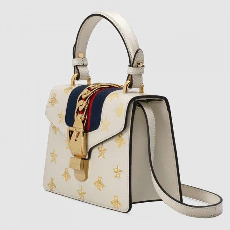 Gucci Sylvie Bee Star mini leather bag