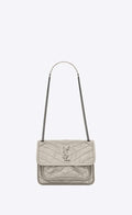 YSL NIKI Baby in crinkled vintage leather Bag