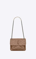 YSL NIKI Baby in crinkled vintage leather Bag