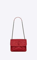 YSL NIKI Baby in crinkled vintage leather Bag