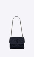 YSL NIKI Baby in crinkled vintage leather Bag