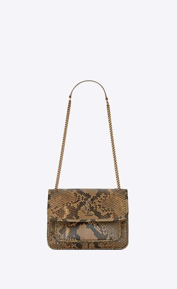 YSL Niki Baby in Python Bag