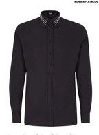 Fendi jacquard logo motifs shirt