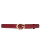 Gucci Thin Belt with G Buckle