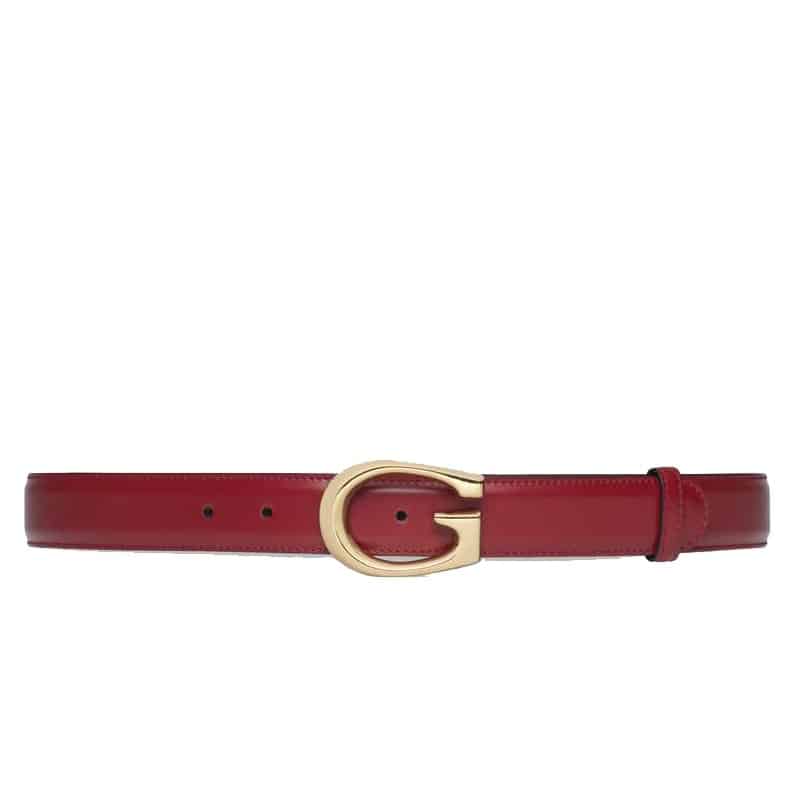 Gucci Thin Belt with G Buckle