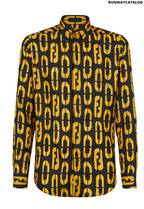 Fendi FF logo-print silk shirt