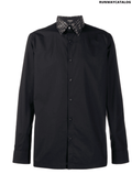 Fendi monogram trim shirt