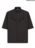 Fendi embroidered short-sleeve shirt