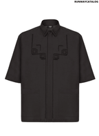 Fendi embroidered short-sleeve shirt