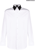 Fendi logo collar shirt