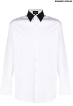 Fendi logo collar shirt