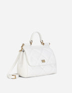 Dolce &amp; Gabbana Medium Sicily Bag in Aria Matelassé Calfskin