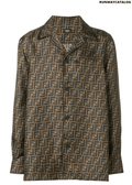 Fendi logo print shirt