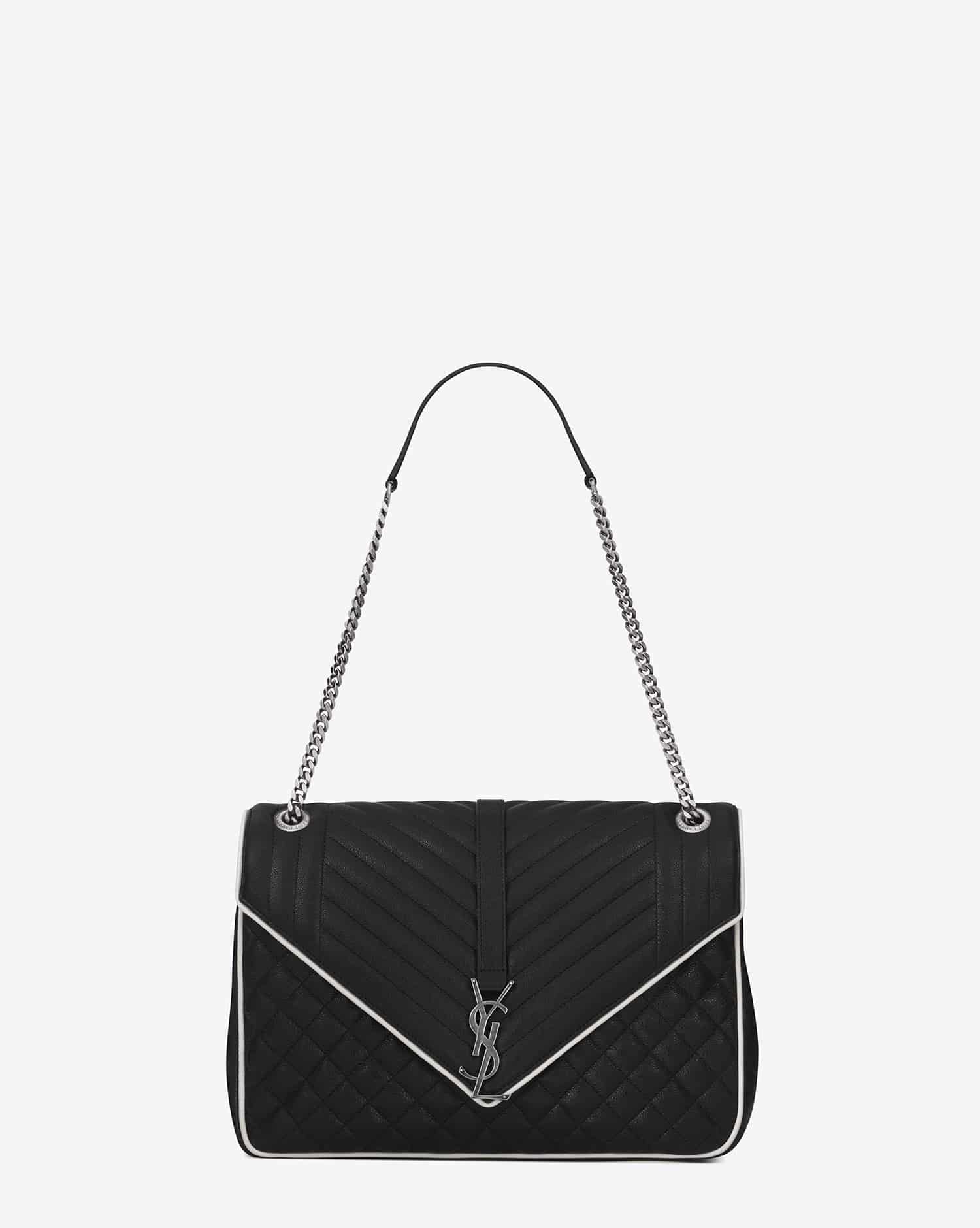 SAINT LAURENT FLAP FRONT BAG