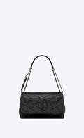Saint Laurent Niki Body Bag in Crinkled Vintage Leather