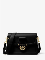 MICHAEL KORS Jessie Medium Pebbled Leather Shoulder Bag