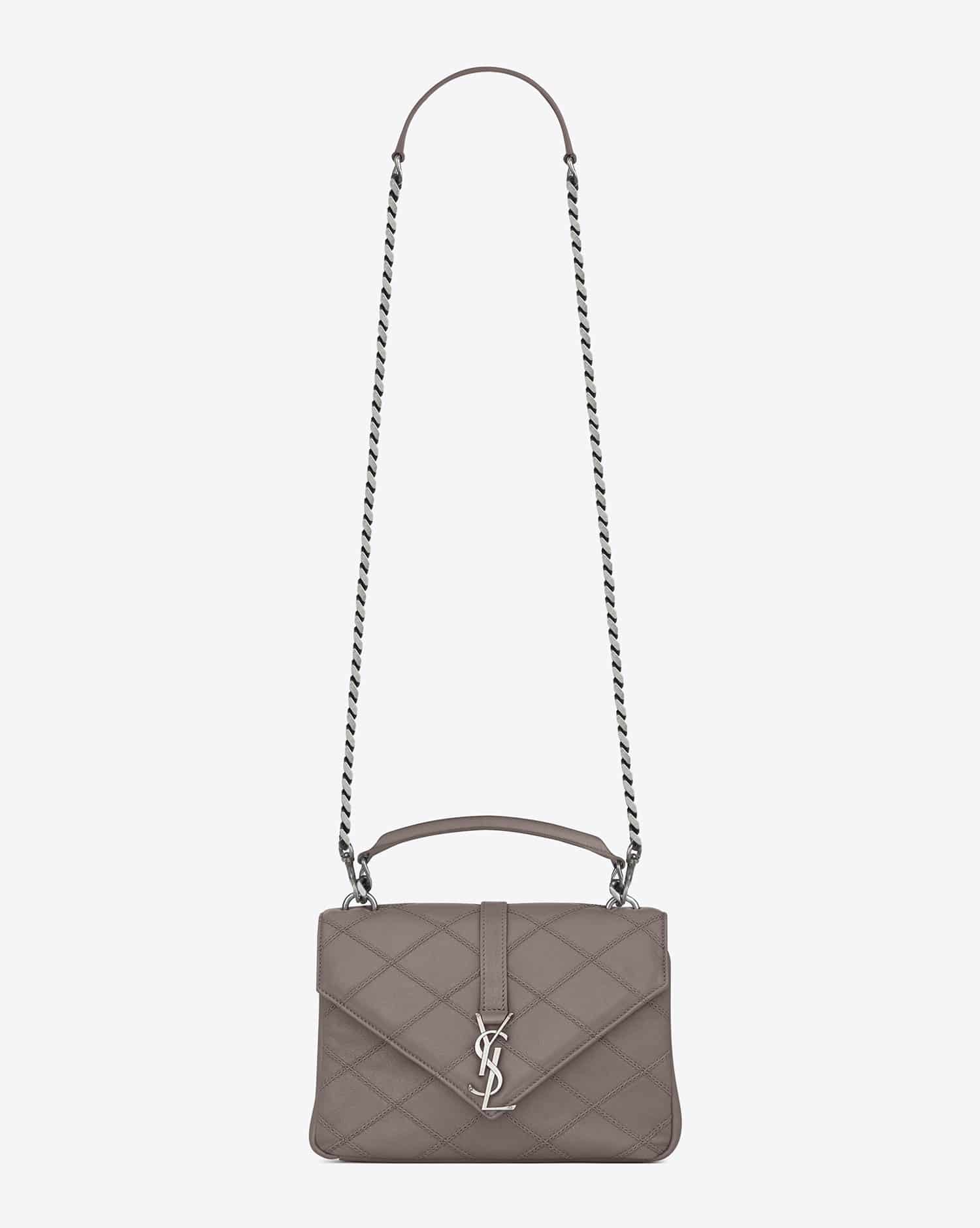 SAINT LAURENT MONOGRAM COLLEGE BAG