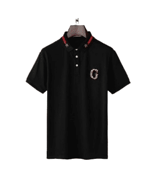 Givenchy Star Trim Contrast Collar Polo Shirt