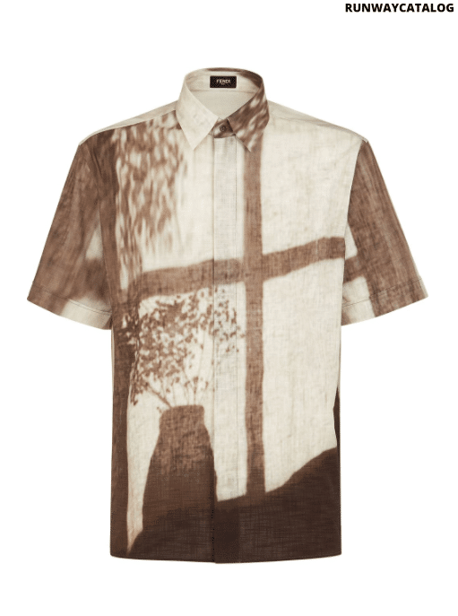 Fendi Shady Window print shirt