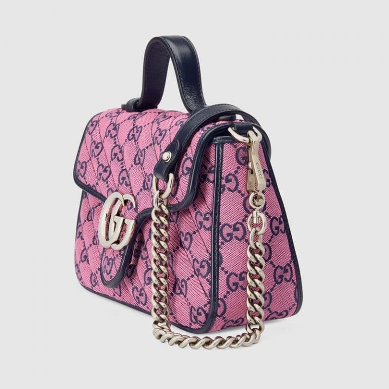 Gucci GG Marmont Multicolour Mini Top Handle Bag