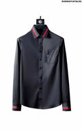 Burberry Slim Fit Monogram Motif Stretch Cotton Poplin Shirt