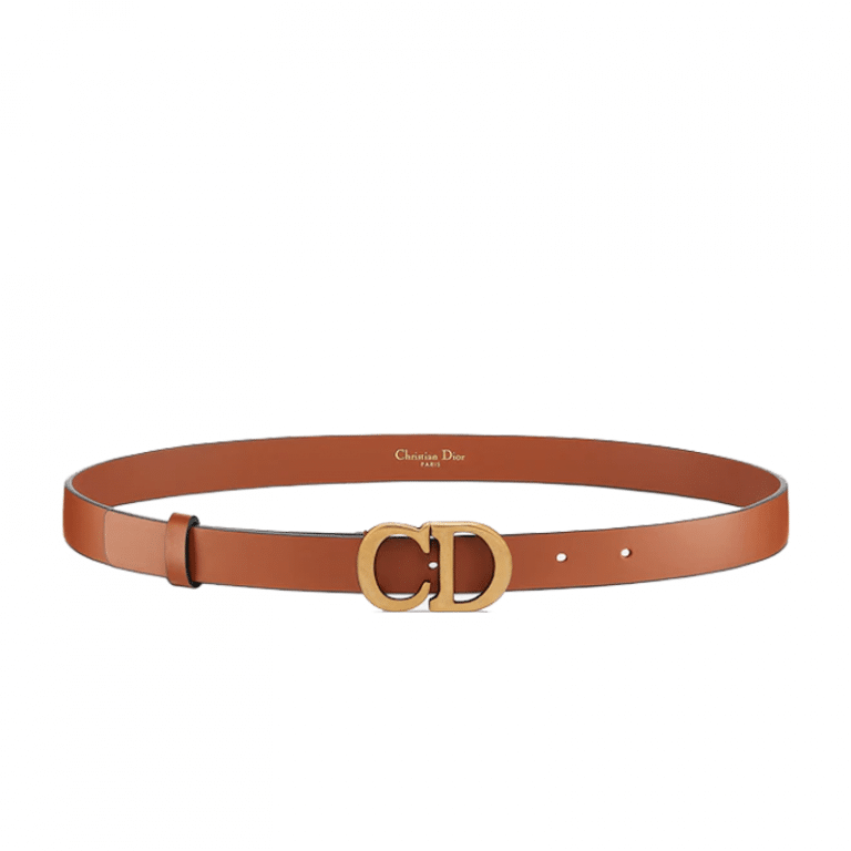 Christian Dior Saddle Belt Ultrasoft Calfskin, 20 MM