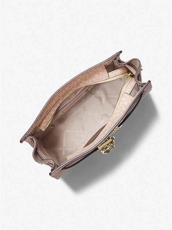 Michael Kors Nouveau Hamilton Large Logo Messenger Bag