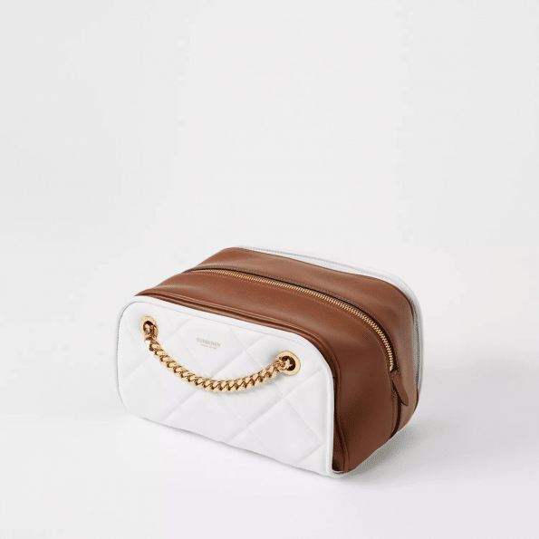 Burberry Small Two-tone Lambskin Double Cube Bag
