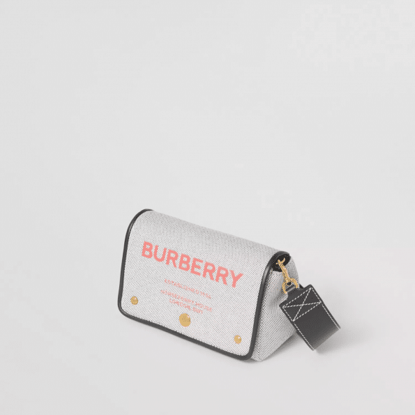 Burberry Small Horseferry Print Cotton Canvas Crossbody Bag