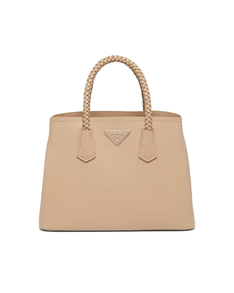 Prada Double Medium Leather Handbag