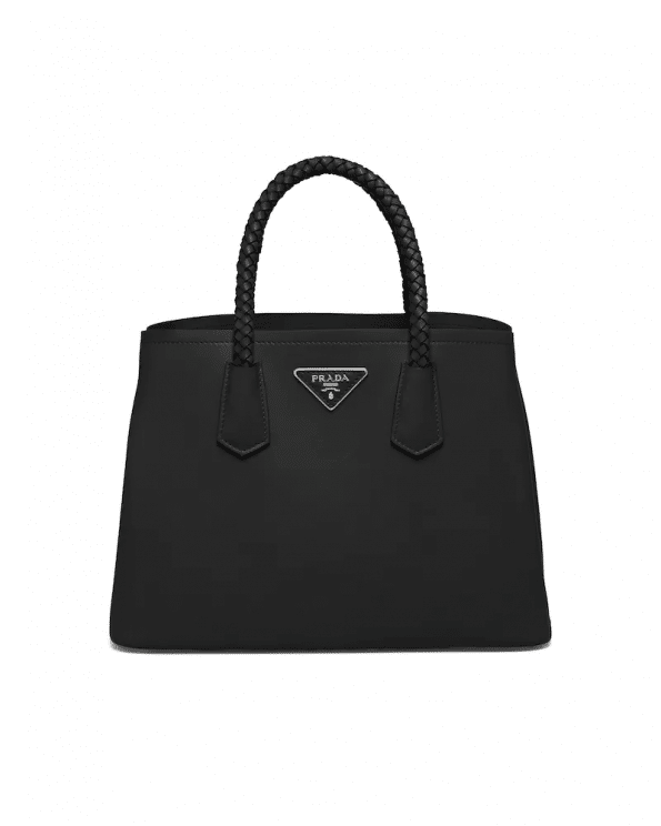 Prada Double Medium Leather Handbag